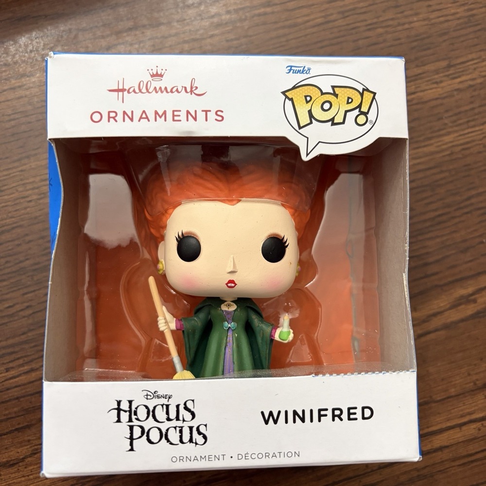 Hallmark Funky POP! Hocus Pocus Winnifred Sanderson Christmas Ornament NIB
